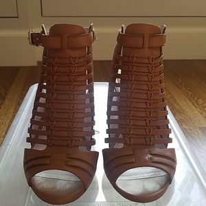 Vince Camuto Cage Strap Ankle Booties